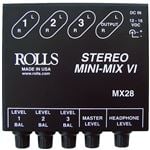 Rolls MX28 Mini Mix VI Stereo Mixer